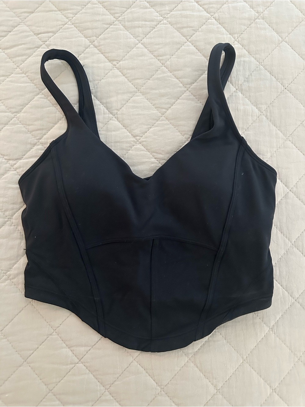 Lululemon athletica Black Align Corset Tank Top